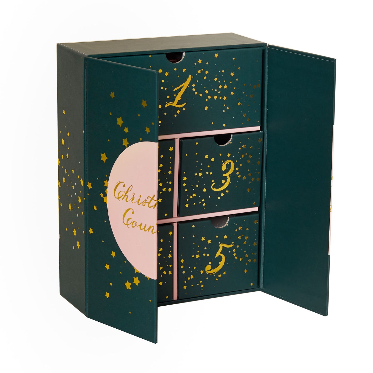 Adventskalender zilver & blauw