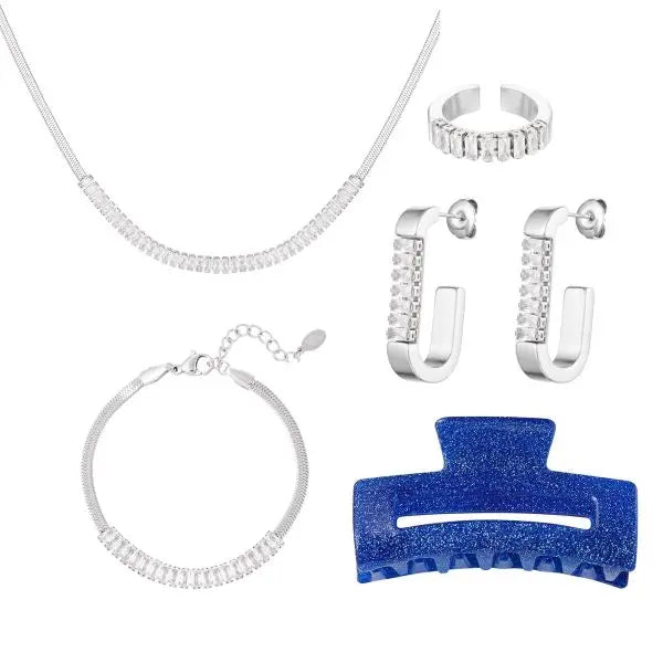 Adventskalender zilver & blauw