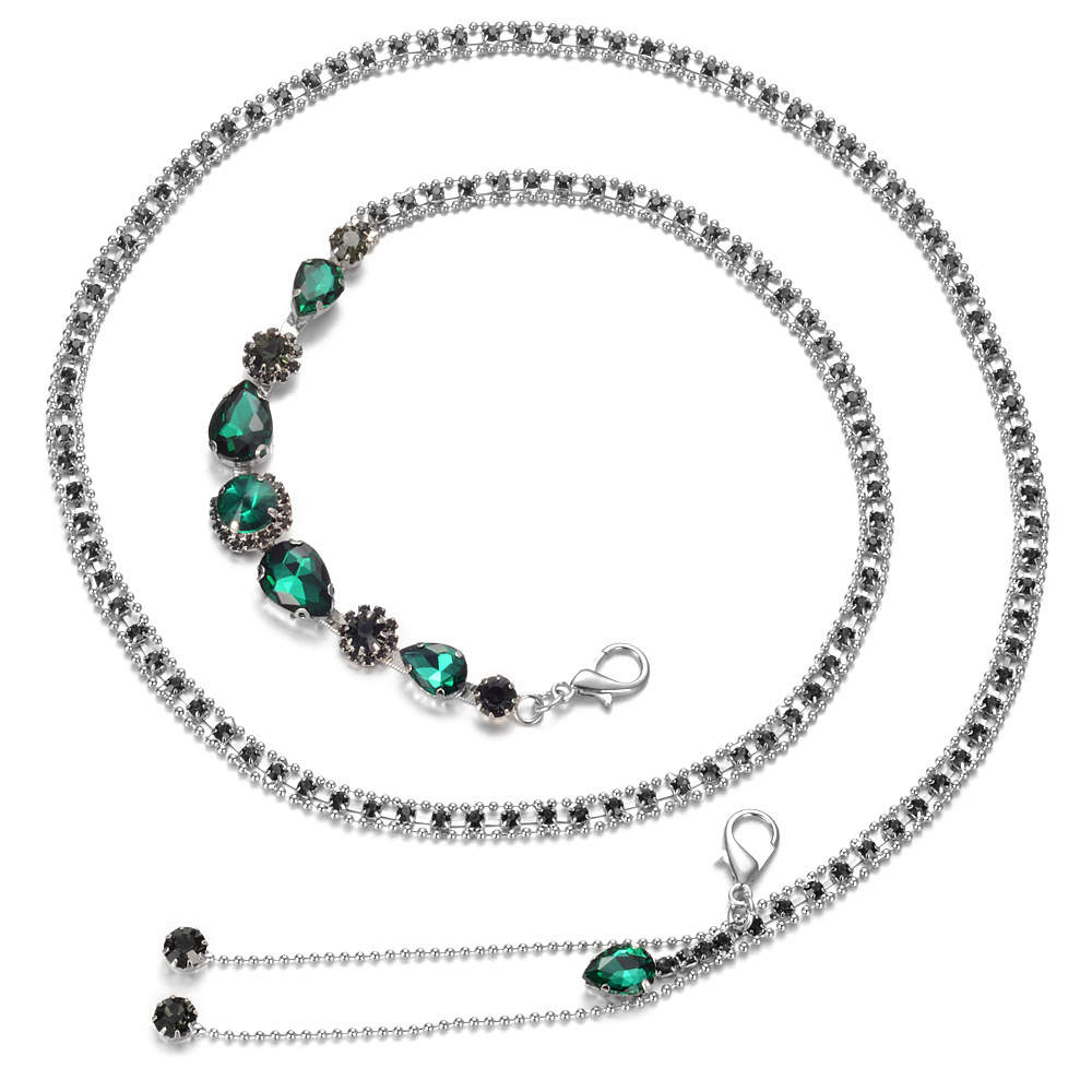 Dames Sieraden Geschenkset Zoë met Sjaal Armband Oorbellen Halsketting en Skeleton