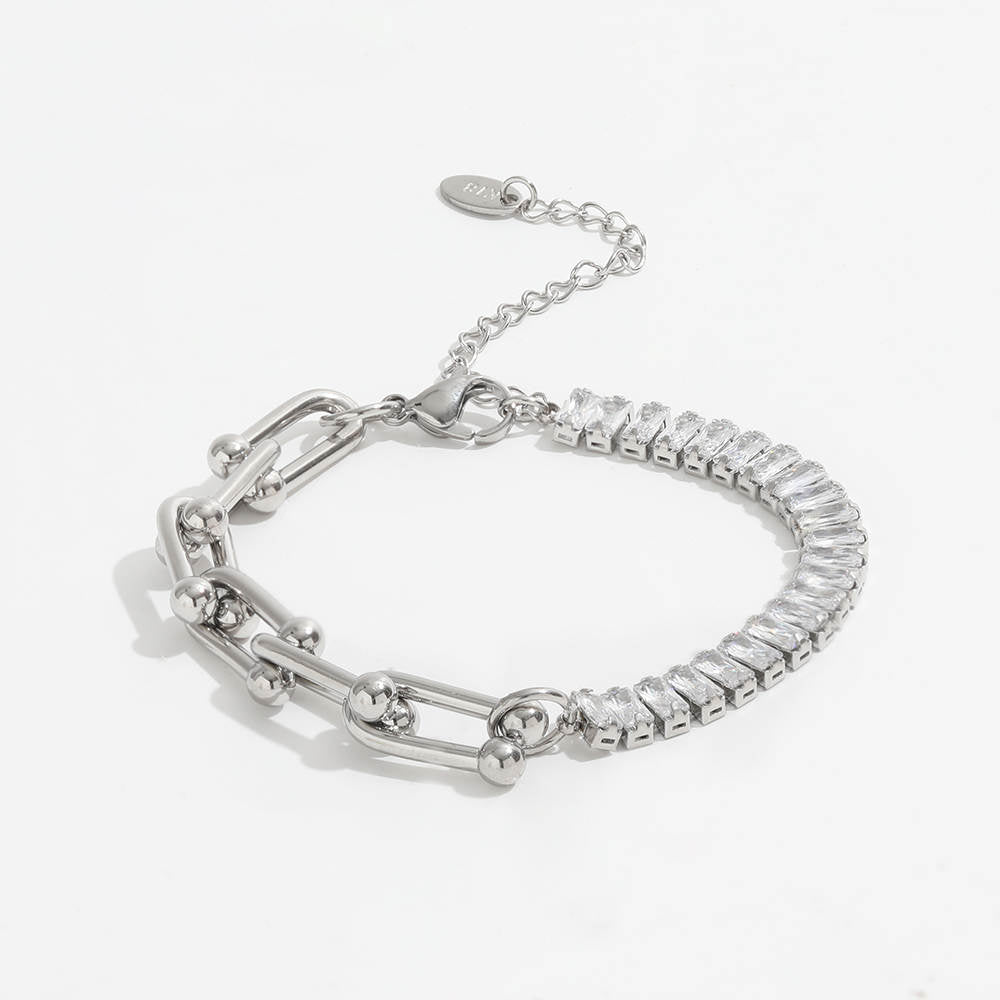Dames Sieraden Geschenkset zilverkleurig met Benssens Halsketting Armband Sjaal en analoog Benssens Horloge set Liliaan