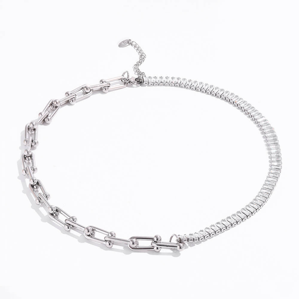 Dames Sieraden Geschenkset zilverkleurig met Benssens Halsketting Armband Sjaal en analoog Benssens Horloge set Liliaan
