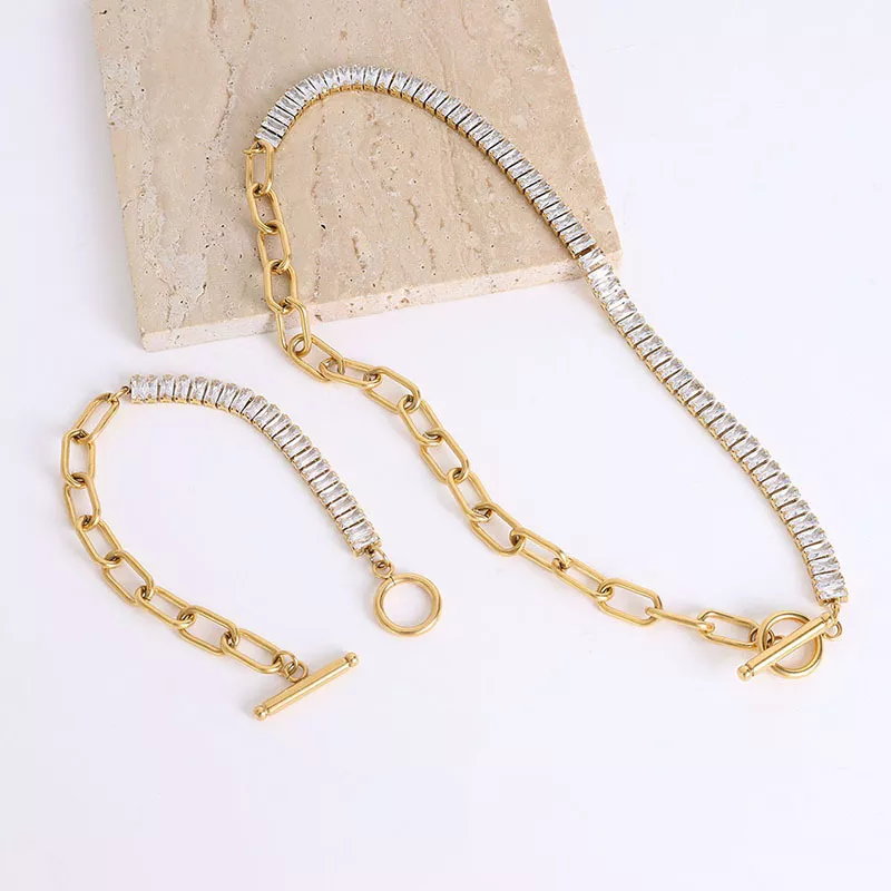 Dames Sieraden Nora Geschenkset met Sjaal Armband Oorbellen Halsketting en Skeleton