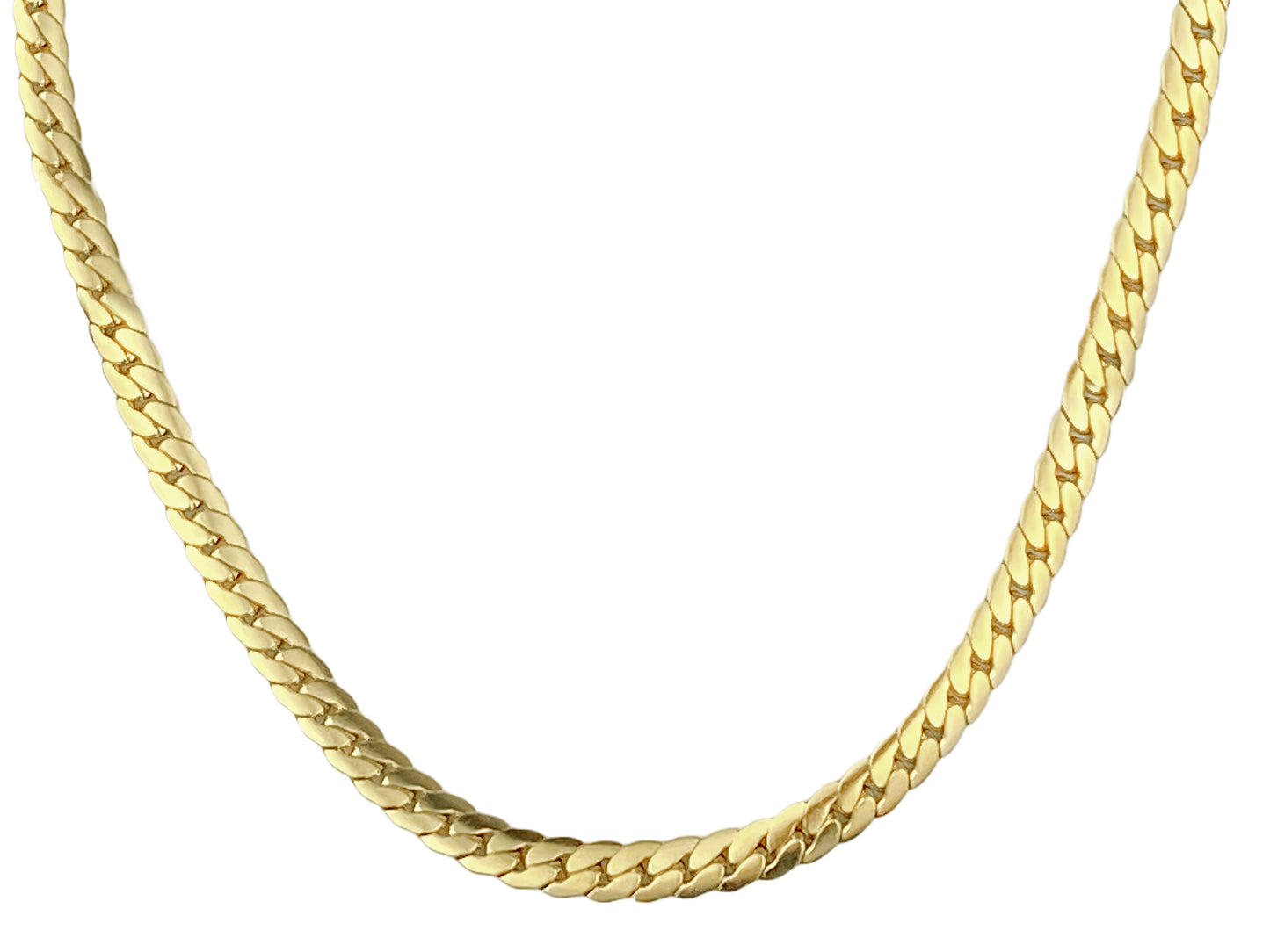 Dames Halsketting met S-Schakels Goudkleurig (18K) Stainless Steel 45 Cm Freya