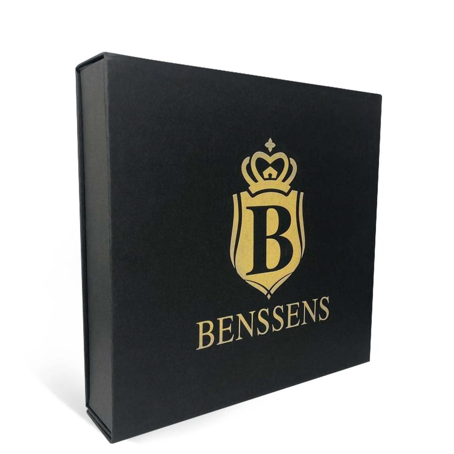 Heren Sieraden Geschenkset Silverio Zwart Zilverkleurig met Benssens Kaarthouder Armband Riem en Skeleton Horloge