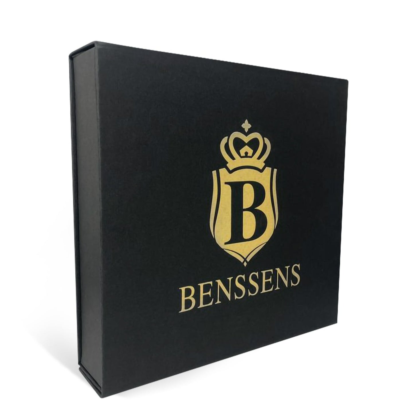 Heren Sieraden Geschenkset goudkleurig met Benssens Kaarthouder Armband Riem en Skeleton Horloge Levi