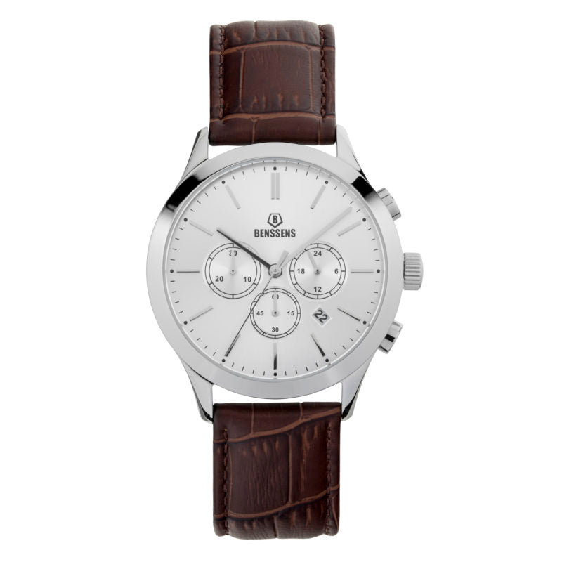 Heren Sieraden Geschenkset met Benssens Kaarthouder Armband Riem en Horloge