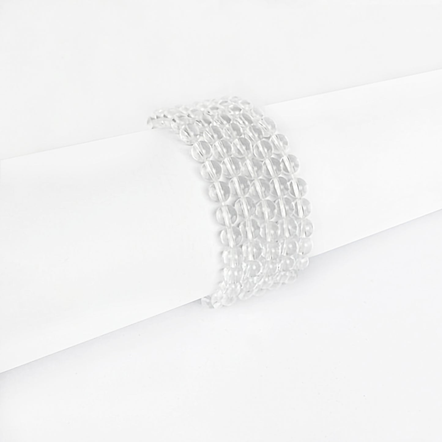 Dames Bergkristal Armband doorzichtig elastisch 19 Cm Benssens