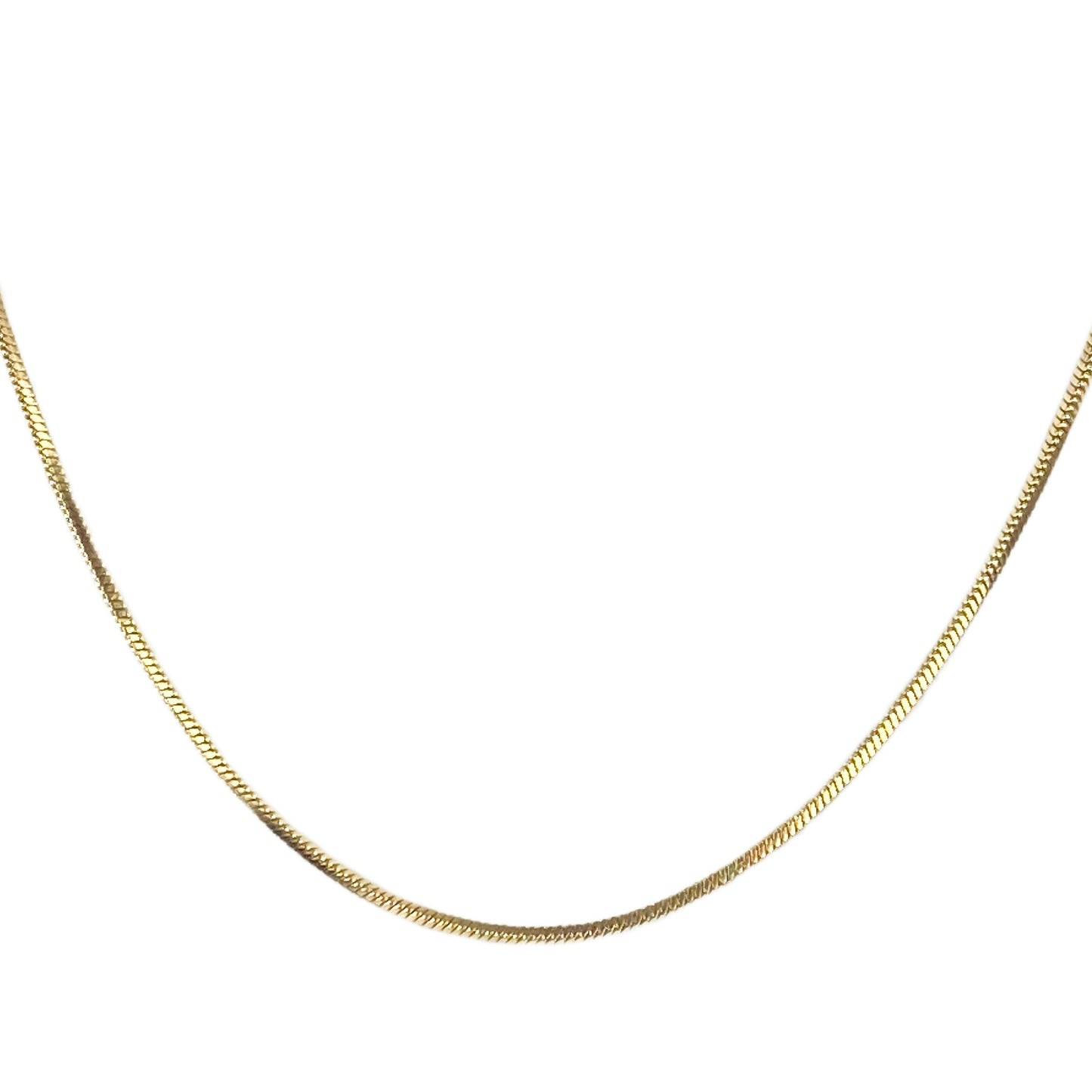 Dames Halsketting goudkleurig 18k